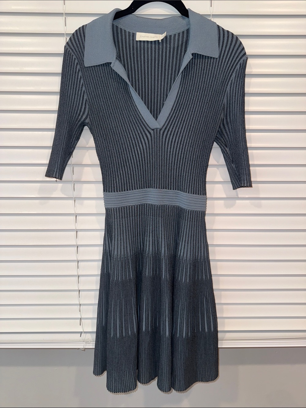 Jonathan Simkhai Patricia Polo Fit and Flare Dress